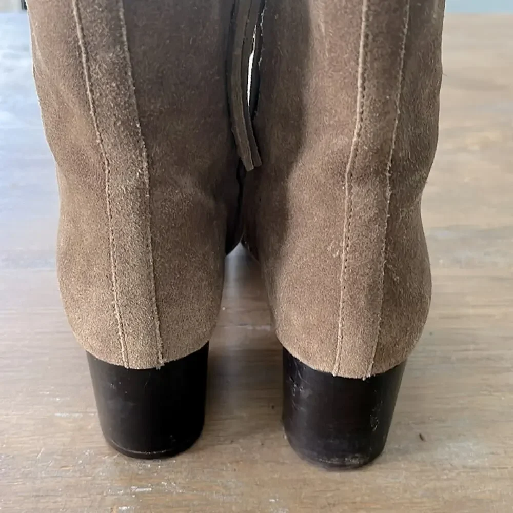 ISABEL MARANT Deyissa Suede Leather Ankle Boots Brown Taupe Size Size 36